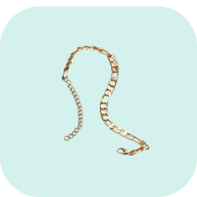 Simple Gold Silver Chain Anklet Bracelet