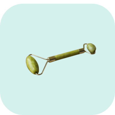 Jade Roller Set w/ Gua Sha & Konjac Facial Sponge