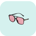 Trendy Retro Square Sunglasses