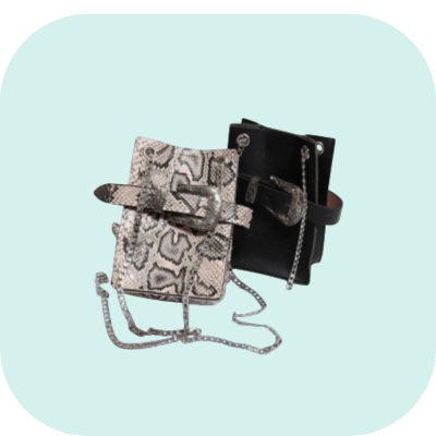 Snake Skin Waist Bag