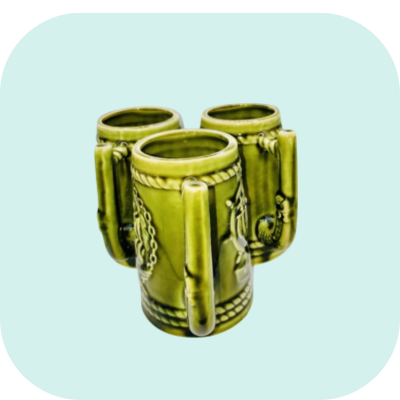 Avocado Green Mini Mugs