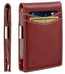 SERMAN BRANDS Slim RFID Money Clip Wallet