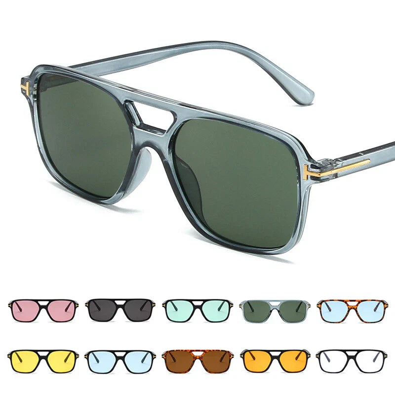 Trendy Retro Square Sunglasses