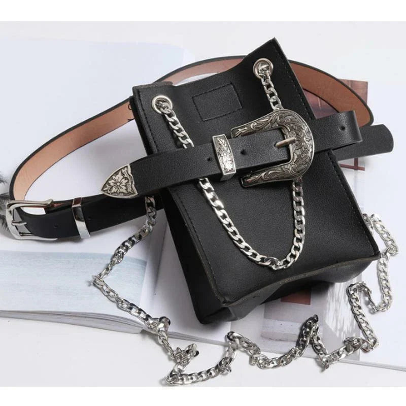 Snake Skin Waist Bag